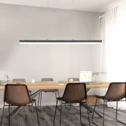 LED-Pendelleuchte, anthrazit, dimmbar, Innenleuchte, IP20,CCT