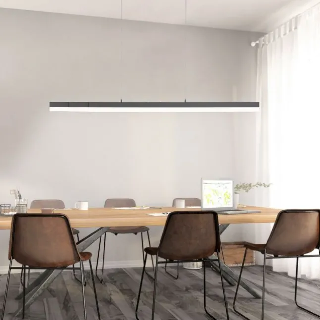 LED-Pendelleuchte, anthrazit, dimmbar, Innenleuchte, IP20,CCT