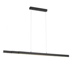 LED Pendelleuchte, anthrazit, höhenverstellbar, ausziehbar