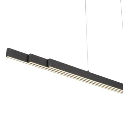 LED Pendelleuchte, anthrazit, höhenverstellbar, ausziehbar