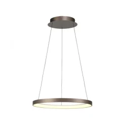 LED Pendelleuchte braun höhenverstellbar dimmbar Memoryfunktion