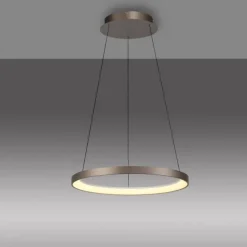 LED Pendelleuchte braun höhenverstellbar dimmbar Memoryfunktion