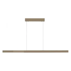 LED Pendelleuchte bronce ADRIANA SQUARE, Dimmer, ausziehbar, kalt- bis warmweiß