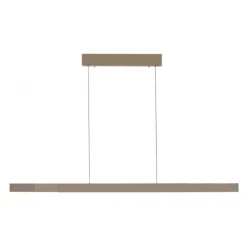 LED Pendelleuchte bronce ADRIANA SQUARE, Dimmer, ausziehbar, kalt- bis warmweiß