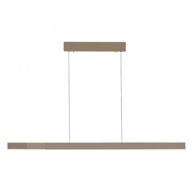 LED Pendelleuchte bronce ADRIANA SQUARE, Dimmer, ausziehbar, kalt- bis warmweiß