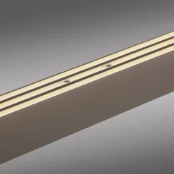 LED Pendelleuchte bronce ADRIANA SQUARE, Dimmer, ausziehbar, kalt- bis warmweiß