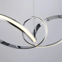 LED Pendelleuchte chrom dimmbar per Simplydim Memoryfunktion