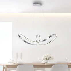 LED Pendelleuchte chrom dimmbar per Simplydim Memoryfunktion