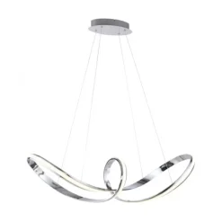 LED Pendelleuchte chrom dimmbar per Simplydim Memoryfunktion