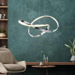 LED Pendelleuchte chrom dimmbar Memoryfunktion modern