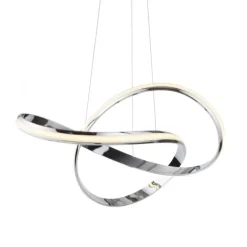 LED Pendelleuchte chrom dimmbar Memoryfunktion modern