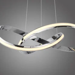 LED Pendelleuchte chrom dimmbar Memoryfunktion modern