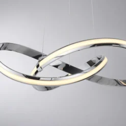 LED Pendelleuchte chrom dimmbar Memoryfunktion modern