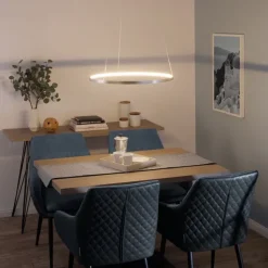 LED-Pendelleuchte, Ø 60cm, dimmbar, warmweißes Licht, modernes Design