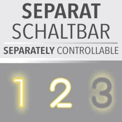 LED Pendelleuchte CONNI sandfarben, rund, Touchdimmer, Deko Tragfläche