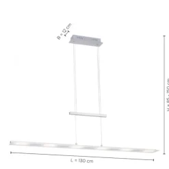 LED Pendelleuchte dimmbar, Farbtemperatursteuerung über Sensordimmer