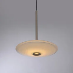 LED Pendelleuchte ELIPSA, bronce, Tronicdimmer Comfort-Lift