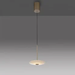 LED Pendelleuchte ELIPSA, bronce, Tronicdimmer Comfort-Lift
