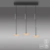 LED Pendelleuchte ELIPSA, schwarz, Comfort Lift, Tronicdimmer