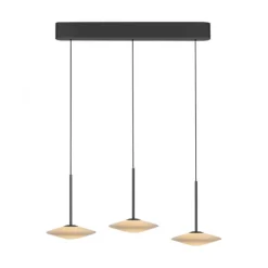 LED Pendelleuchte ELIPSA, schwarz, Comfort Lift, Tronicdimmer