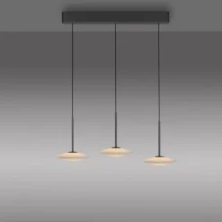 LED Pendelleuchte ELIPSA, schwarz, Comfort Lift, Tronicdimmer