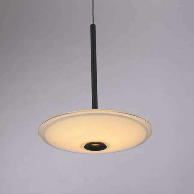 LED Pendelleuchte ELIPSA, schwarz, Comfort-Lift, dimmbar