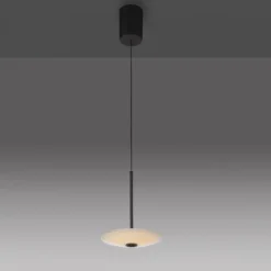 LED Pendelleuchte ELIPSA, schwarz, Comfort-Lift, dimmbar