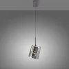 LED Pendelleuchte 1 flammig Metallfarbe Kaffee-Rauchfarben Lift