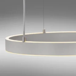 LED Pendelleuchte 3 flammig silber Up- Downlight dimmbar Fernbedienung