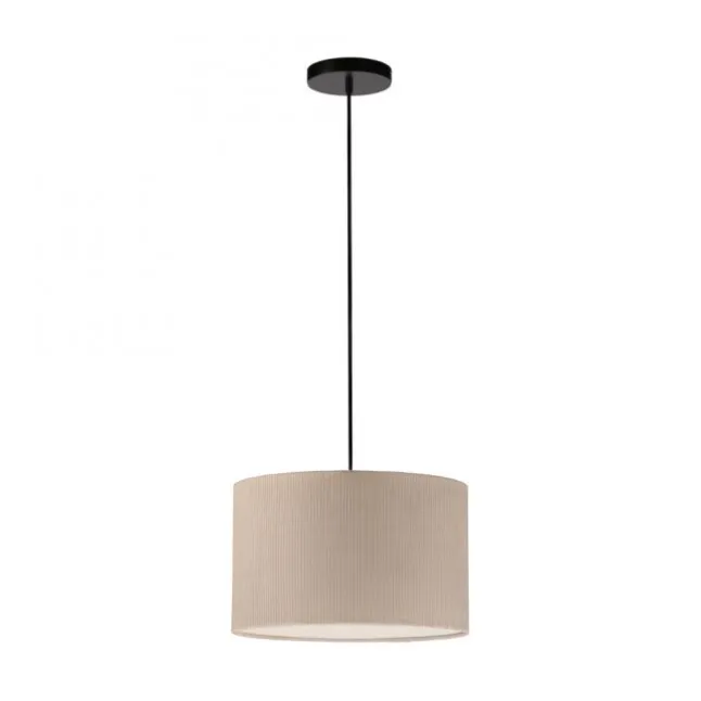 LED Pendelleuchte GREEN beige Cord Lampenschirm Esszimmer Küche