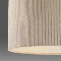 LED Pendelleuchte GREEN beige Cord Lampenschirm Esszimmer Küche
