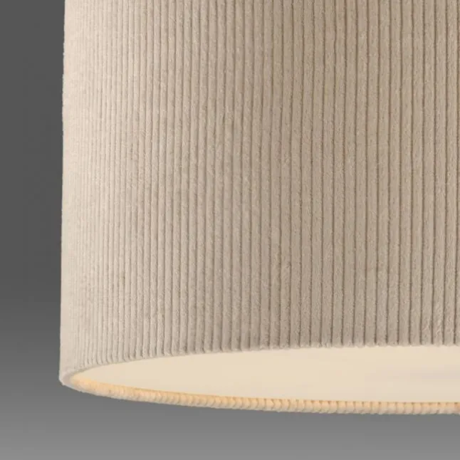 LED Pendelleuchte GREEN beige Cord Lampenschirm Esszimmer Küche