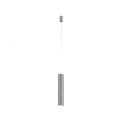 LED Pendelleuchte greige höhenverstellbar magnetischer Kopf Akku