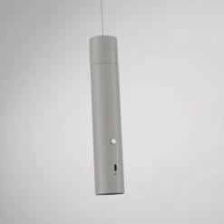 LED Pendelleuchte greige höhenverstellbar magnetischer Kopf Akku