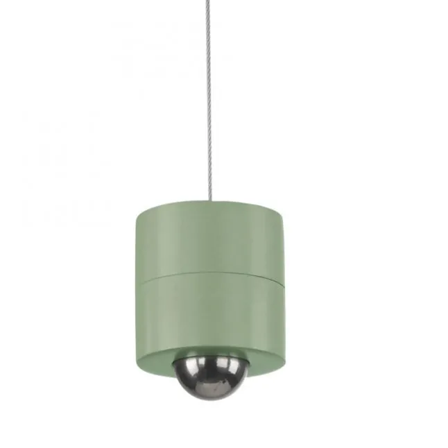 LED Pendelleuchte grün höhenverstellbar magnetischer Kopf Akku