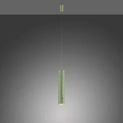 LED Pendelleuchte grün höhenverstellbar magnetischer Kopf Akku