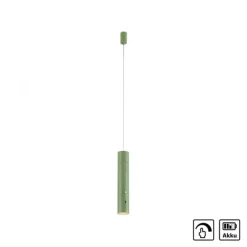 LED Pendelleuchte grün höhenverstellbar magnetischer Kopf Akku