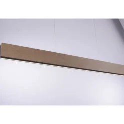 LED-Pendelleuchte, holz, dimmbar, CCT, Fernbedienung, IP20