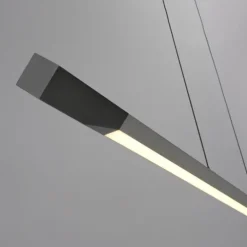 LED Pendelleuchte HOOP aluminium anthrazit höhenverstellbar dimmbar