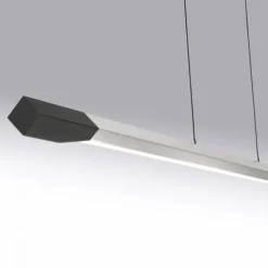 LED Pendelleuchte HOOP aluminium anthrazit höhenverstellbar dimmbar