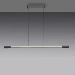 LED Pendelleuchte HOOP aluminium anthrazit höhenverstellbar dimmbar