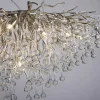 LED Pendelleuchte ICICLE Pendellampe silberfarbig ICICLE Lichtspiel