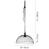 LED Pendelleuchte, inkl. Fernbedienung, dimmbar, modern, RGB Farbwechsel