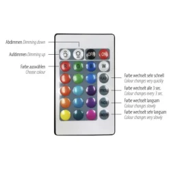 LED Pendelleuchte, inkl. Fernbedienung, dimmbar, modern, RGB Farbwechsel