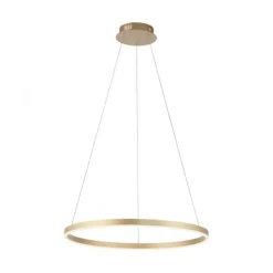 LED Pendelleuchte messing matt rund Ø60cm dimmbar Switchmo warmweiß