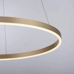 LED Pendelleuchte messing matt rund Ø60cm dimmbar Switchmo warmweiß
