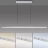 LED Pendelleuchte mit Comfort Lift, aluminium, höhenverstellbar, ausziehbar