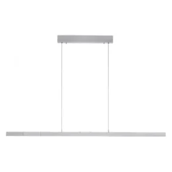 LED Pendelleuchte mit Comfort Lift, aluminium, höhenverstellbar, ausziehbar