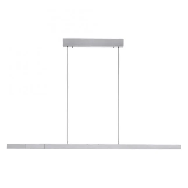 LED Pendelleuchte mit Comfort Lift, aluminium, höhenverstellbar, ausziehbar