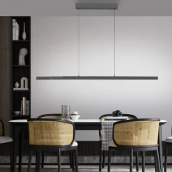 LED Pendelleuchte mit Comfort Lift, anthrazit, höhenverstellbar, ausziehbar